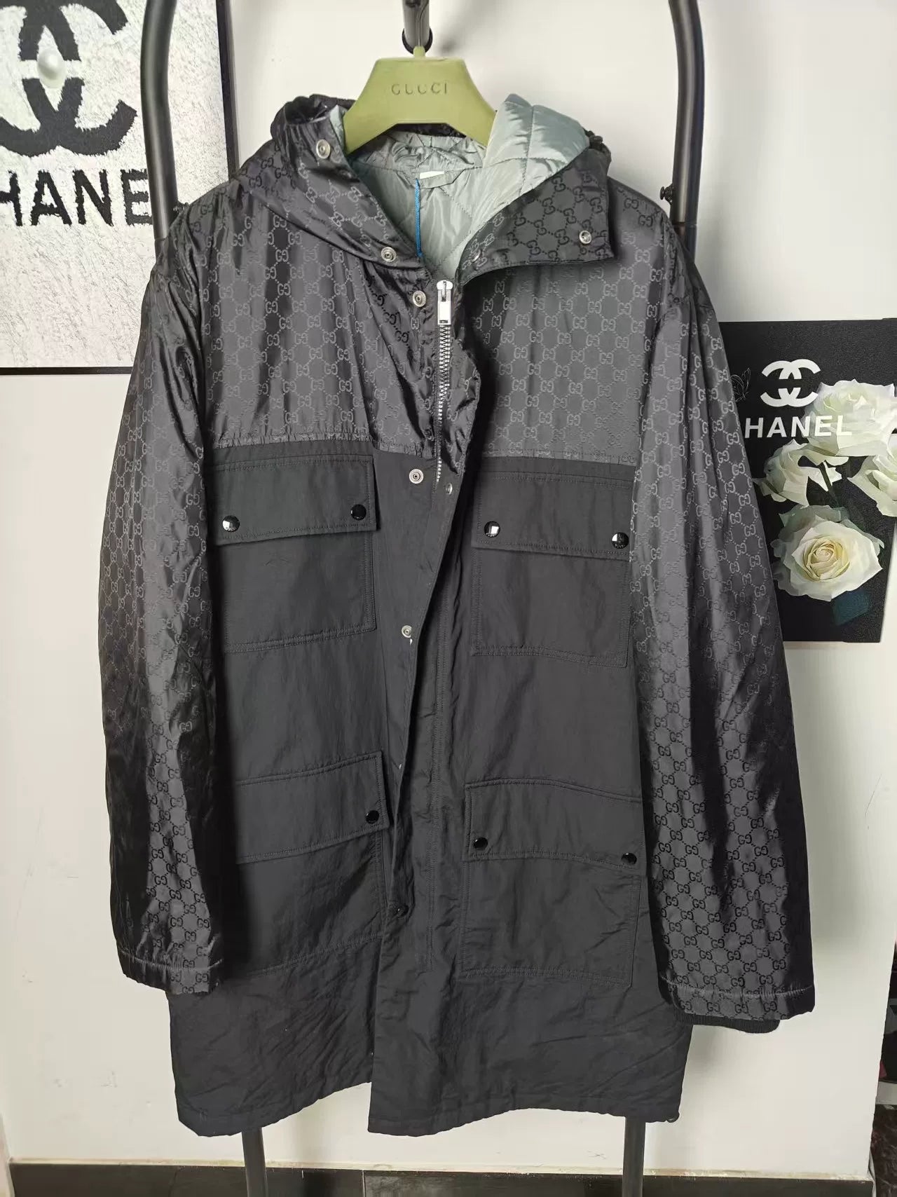 Gucci Full Print Padded Jacket