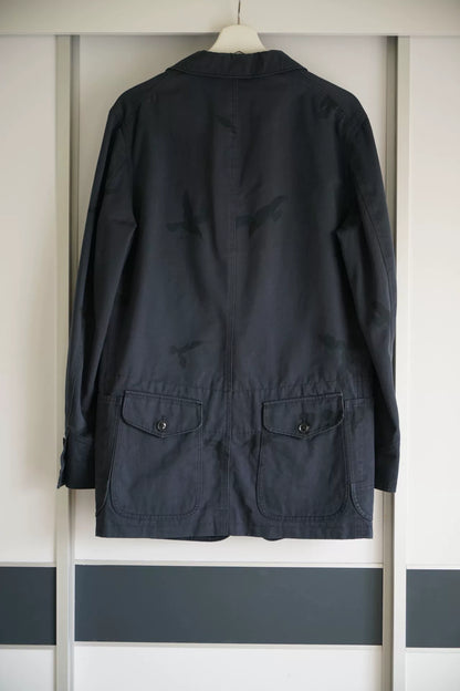 Yohji Yamamoto Raven Print Suit Jacket