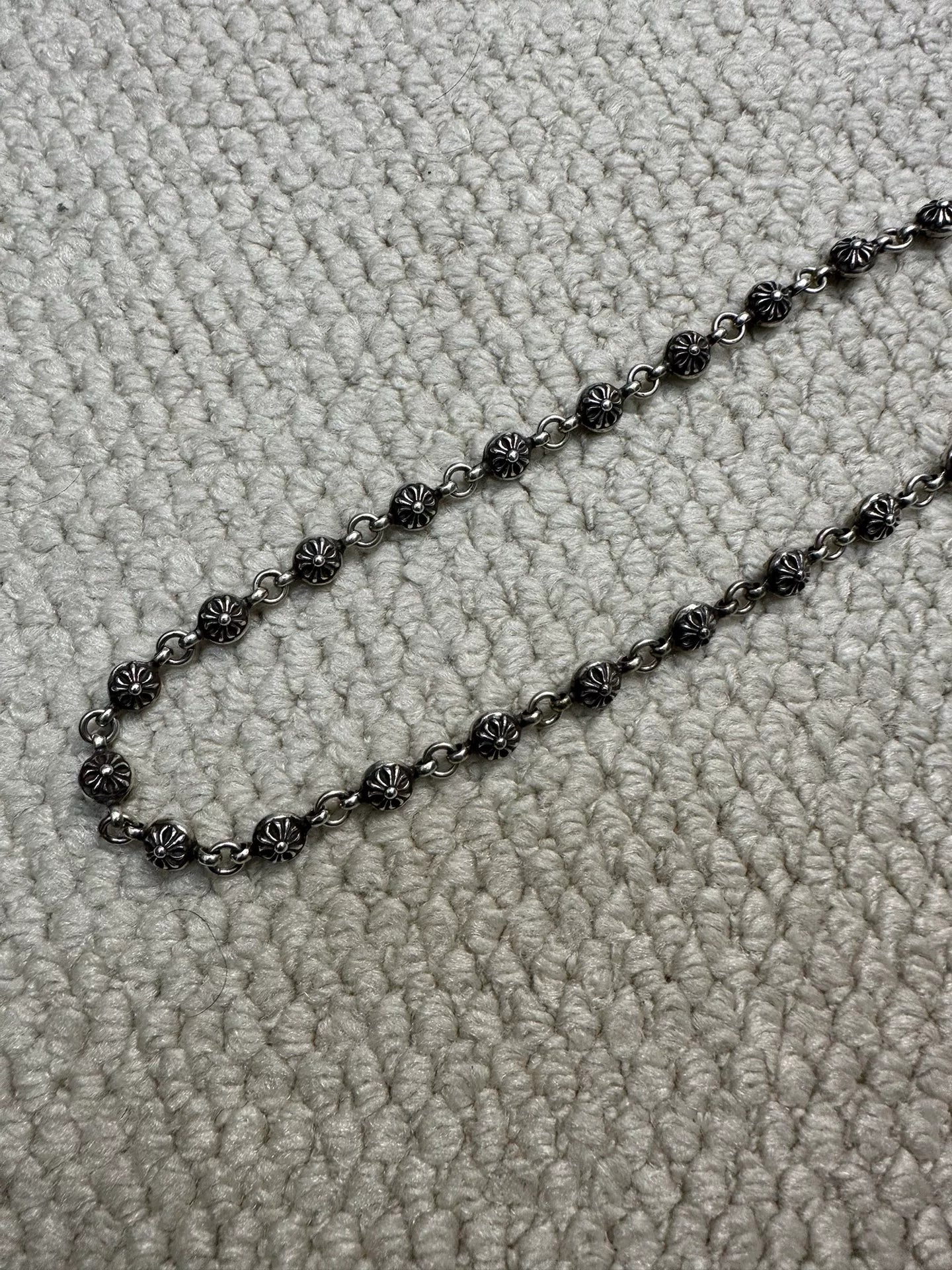 Chrome Hearts Cross Ball Lobster Clasp Chain