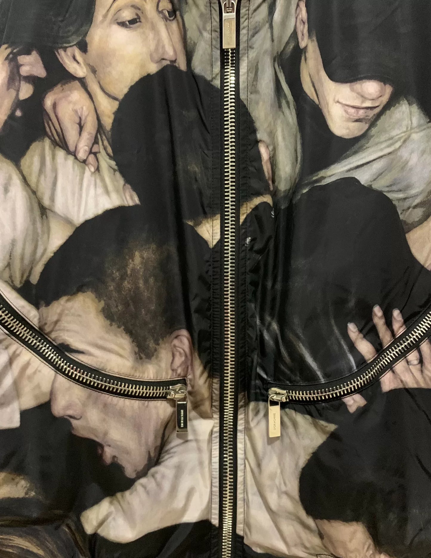 Dior Homme Portrait Oil Painting Jacket