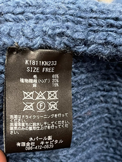 Kapital Short Wool Patchwork Robe
