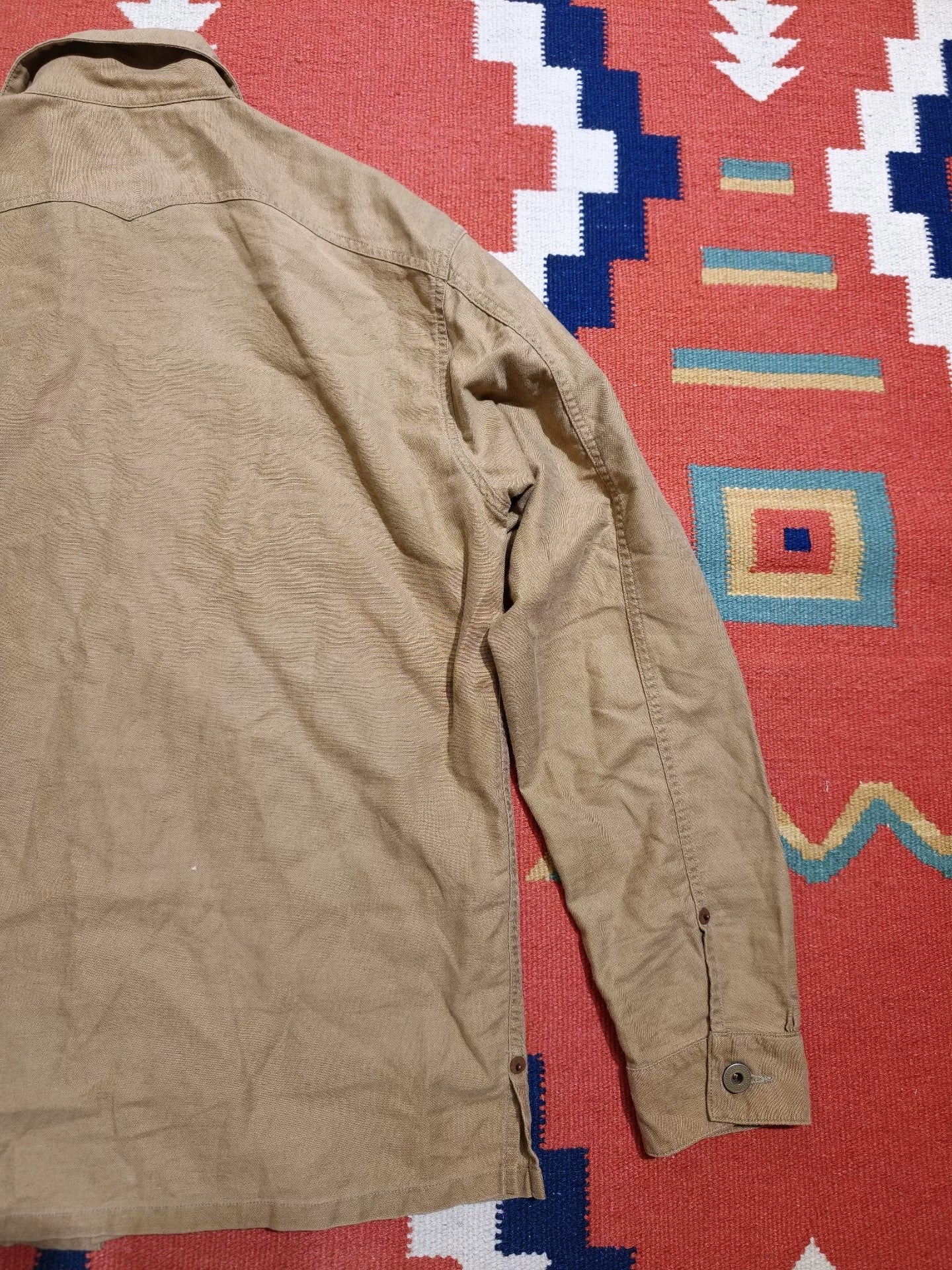 RRL Cotton Linen Miner Shirt Jacket