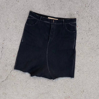 carol christian poell short denim shorts