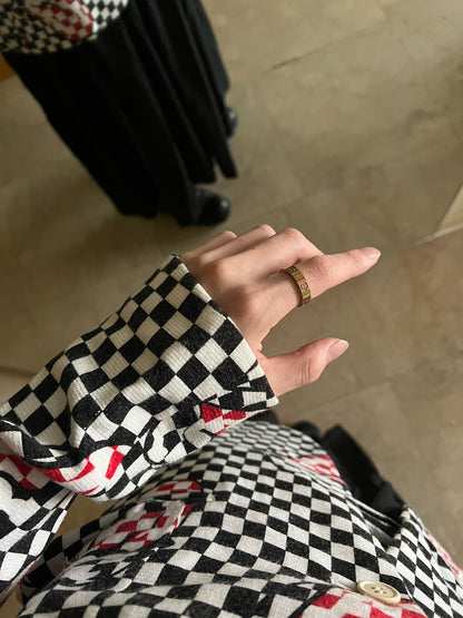 Comme Des Garçons 2005 Rolling Stones Print Suit