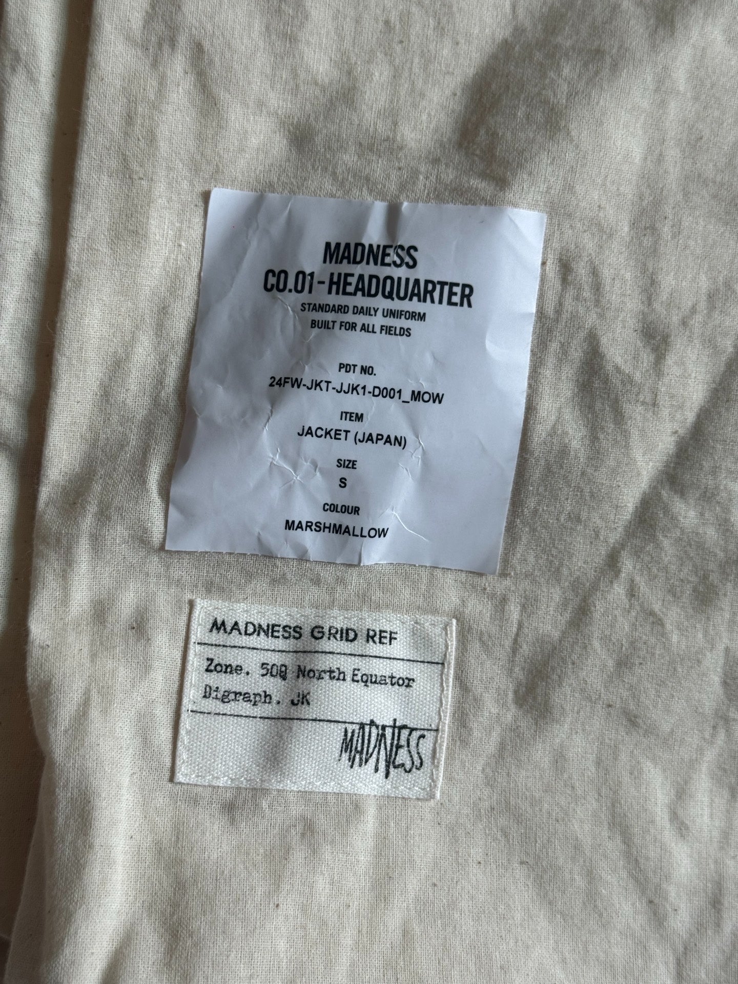 MADNESS 24FW JAPAN 0001 Coach Jacket