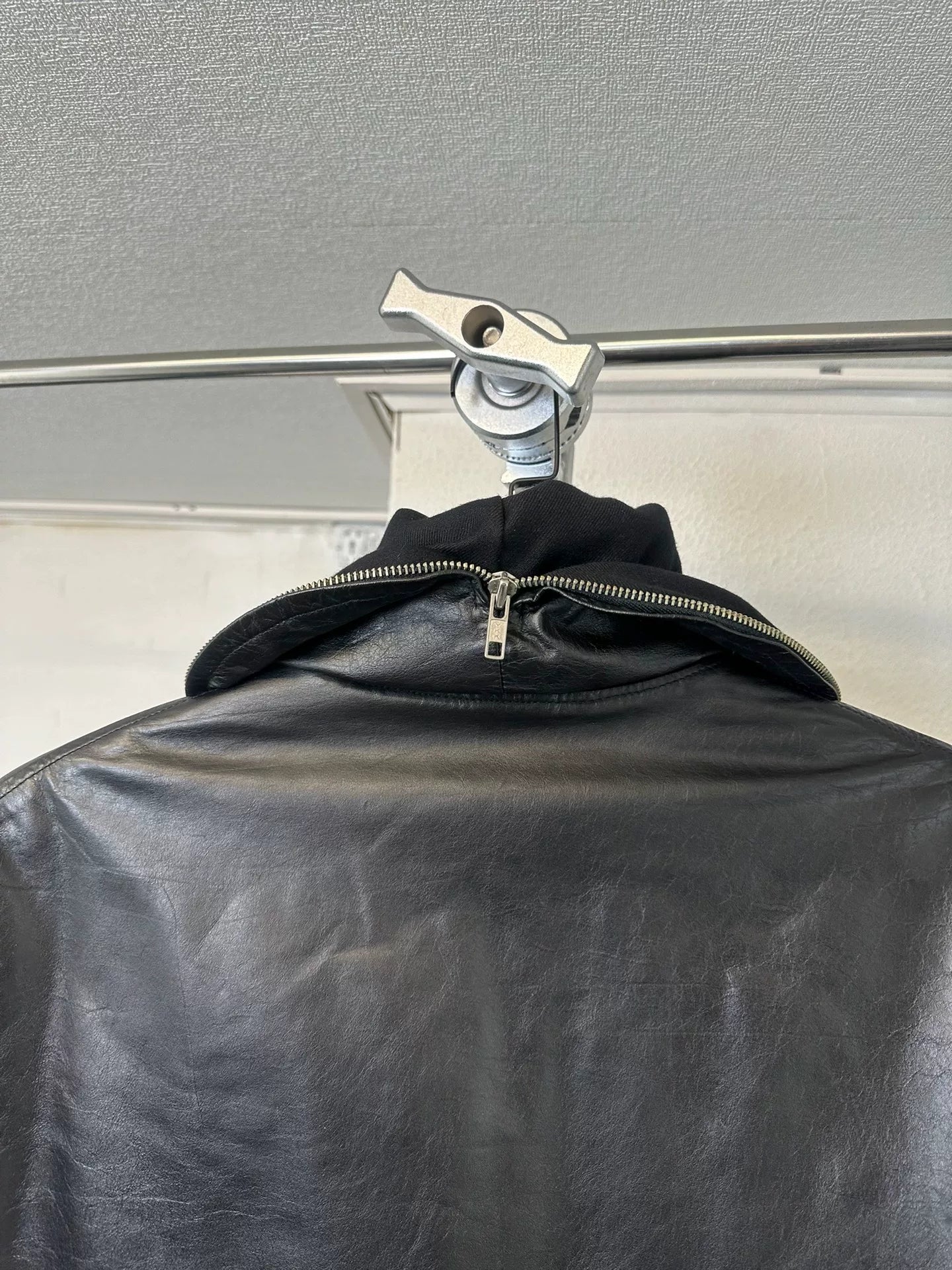 Yohji Yamamoto Men's Leather Parka Coat