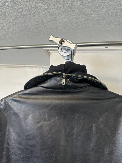 Yohji Yamamoto Men's Leather Parka Coat