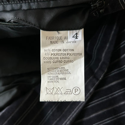 Yohji Yamamoto Velvet Stripe Suit