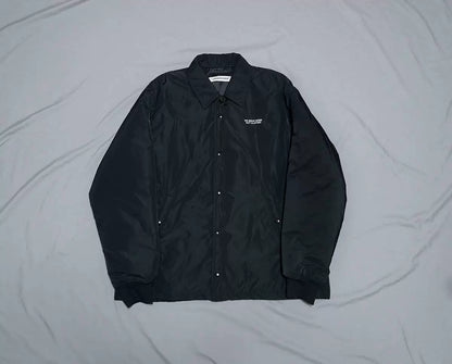 undercover coach jacket with red collar