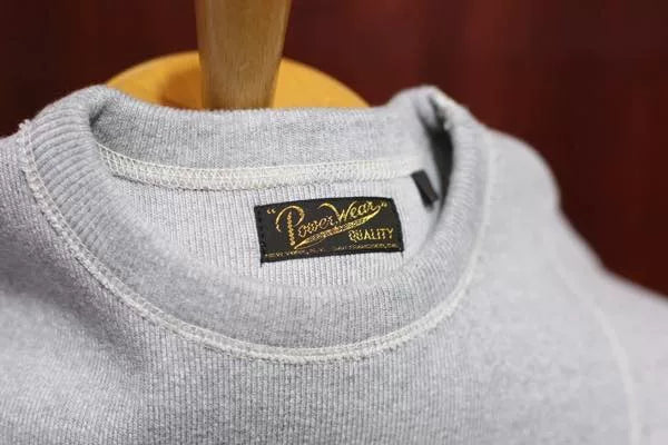 thick long sleeve tee with USN print