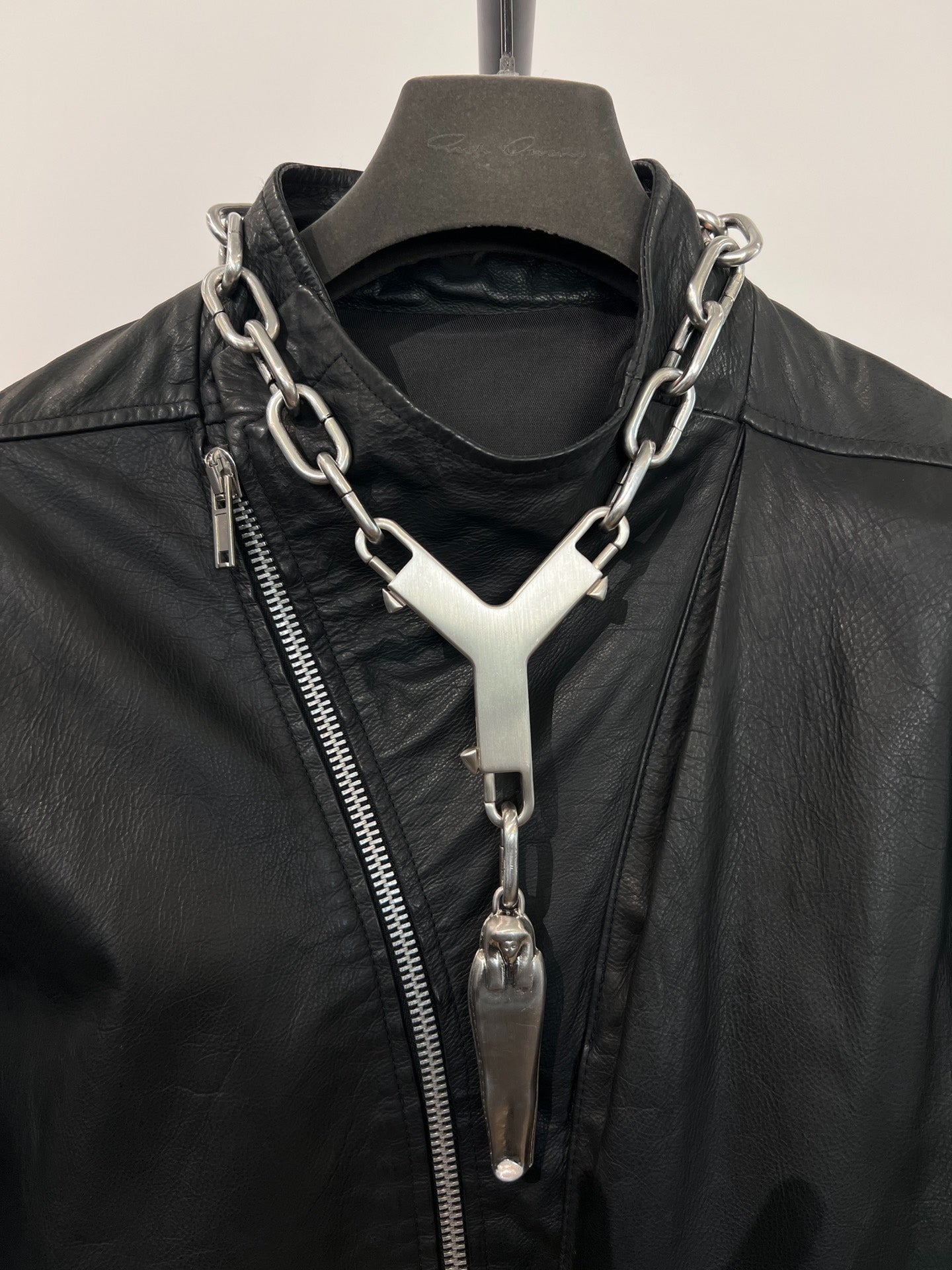 Rick Owens RO Pharaoh Coffin Triangle Necklace