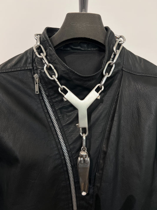 Rick Owens RO Pharaoh Coffin Triangle Necklace
