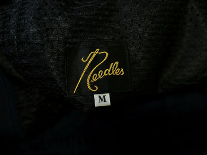 needles narrow track velvet pants with stripes