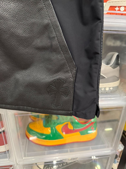 Chrome Hearts Nylon Leather Sword Zip Shirt