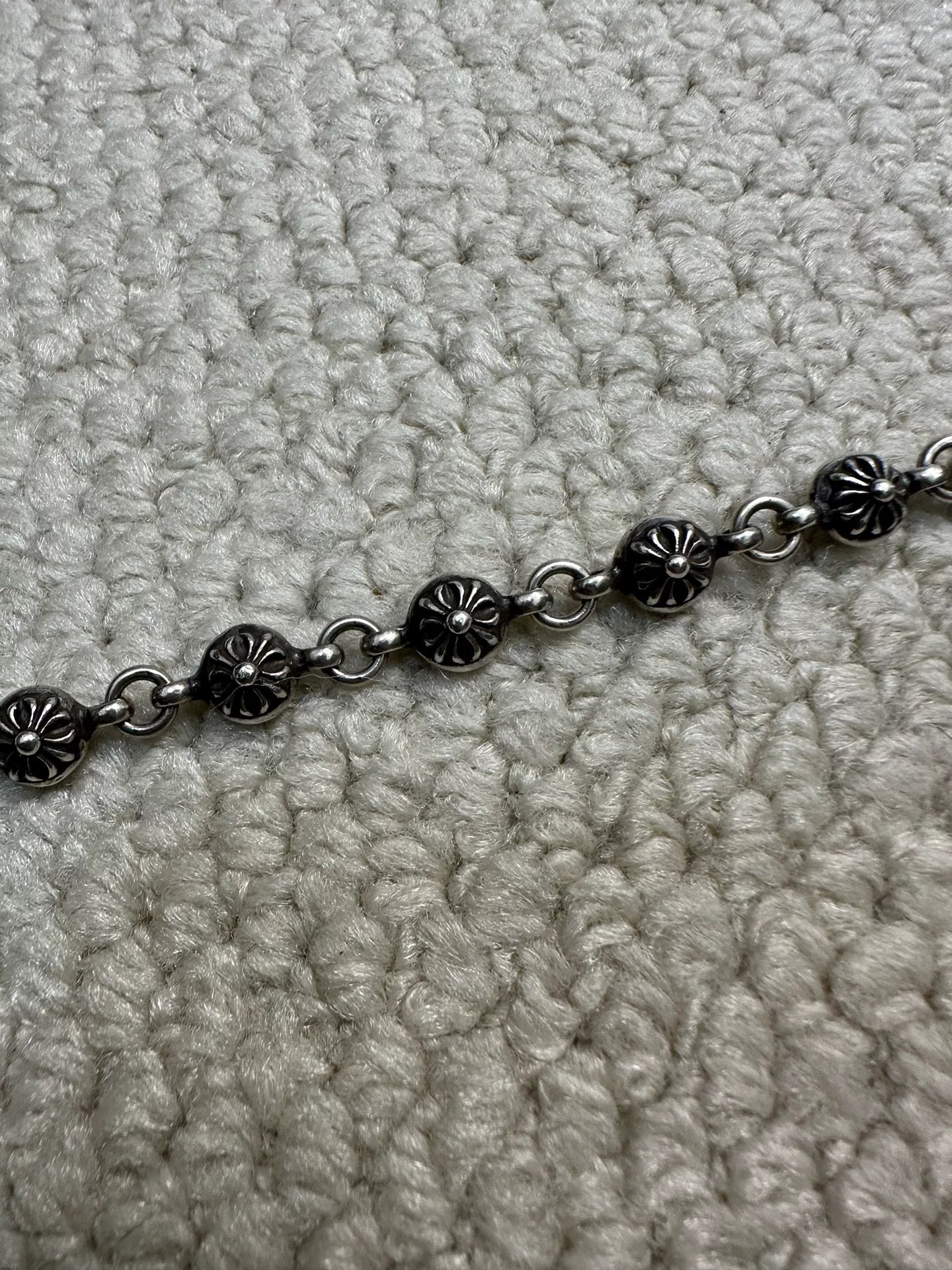 Chrome Hearts Cross Ball Lobster Clasp Chain