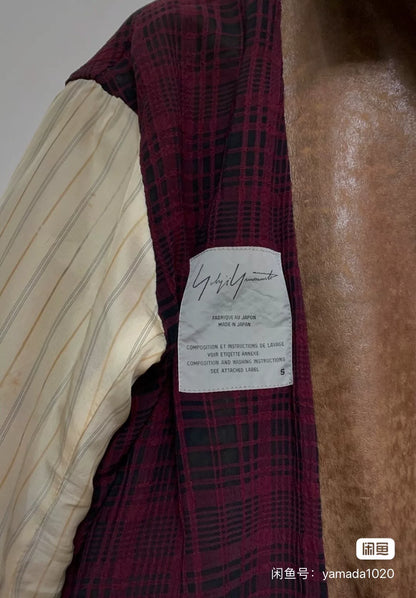 Yohji Zweed Leather Reversible Jacket