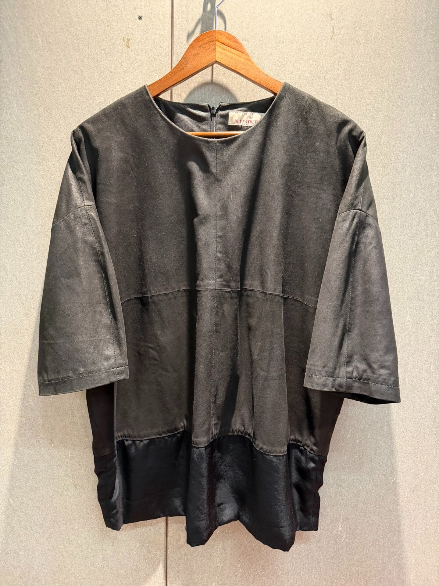A.F. Vandevorst Leather Nurse Shirt