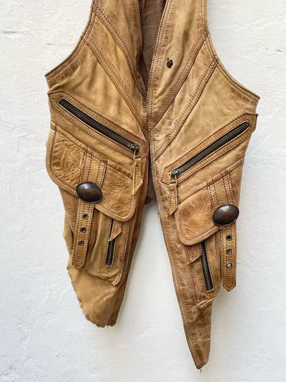 14th Addiction Leather Vest