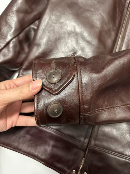 rainbow country vintage leather jacket 1930s