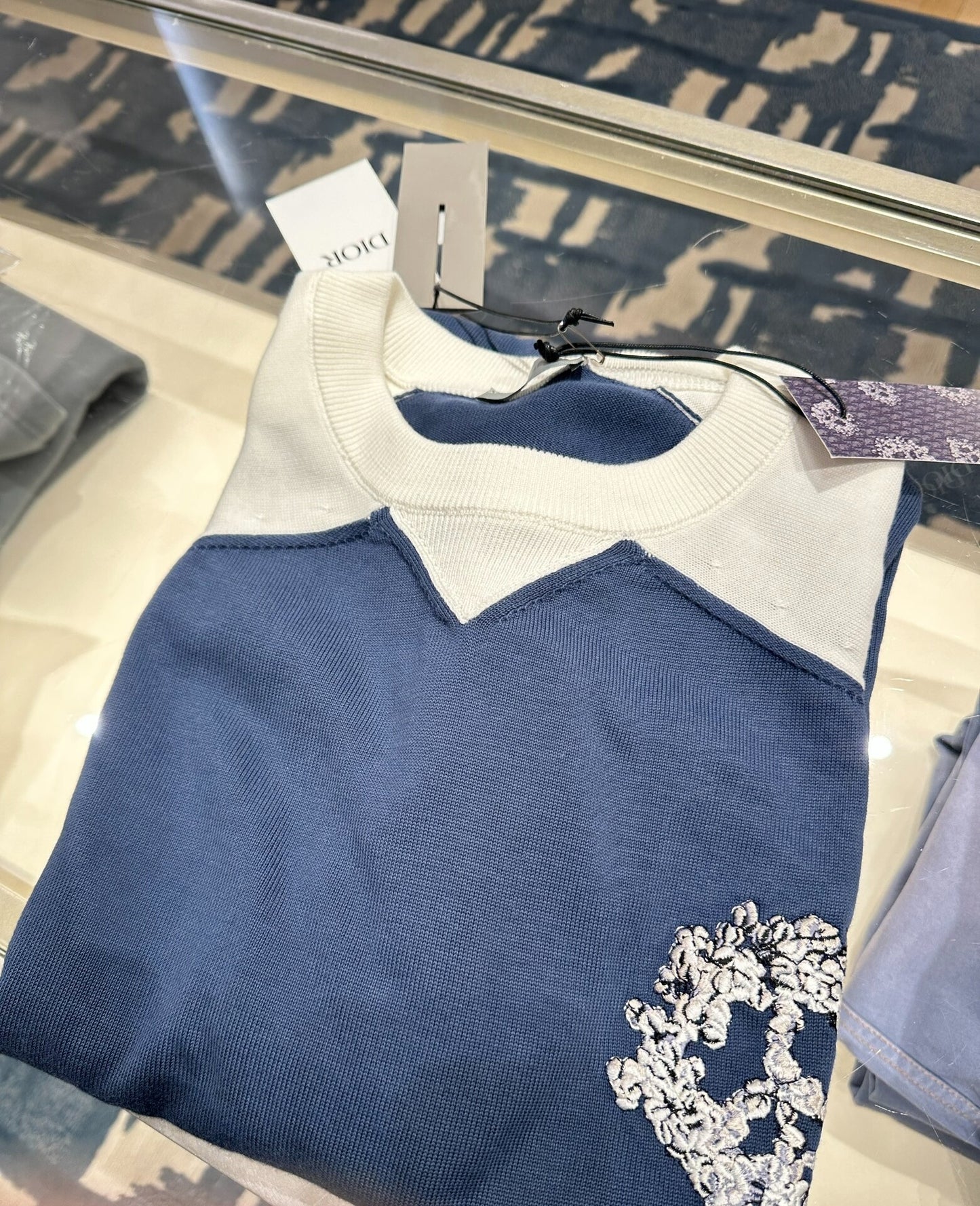 Dior X Denim Tears Knit Short Sleeve Shirt