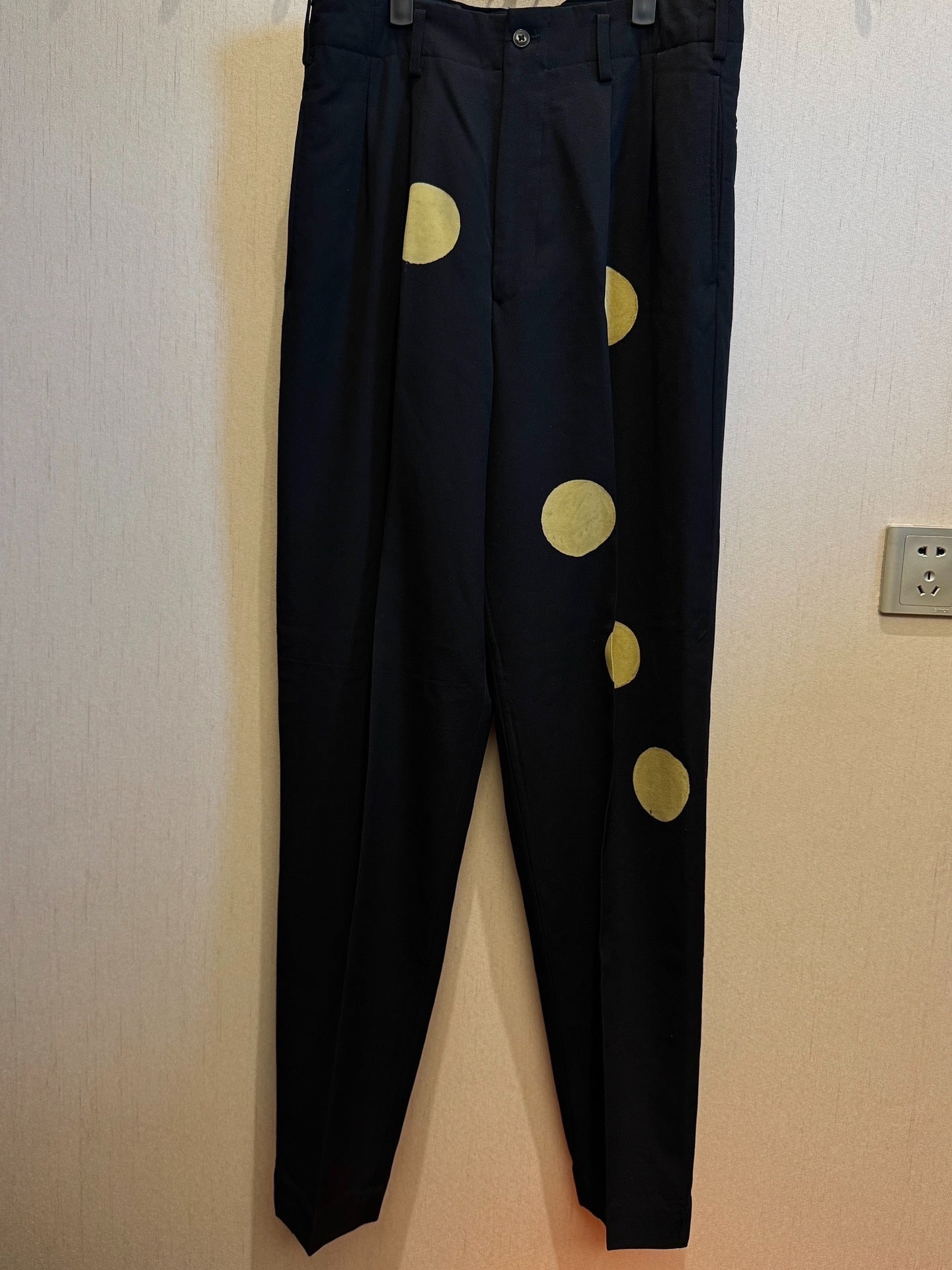 Yohji Yamamoto 96AW Moon Discharge Print Suit