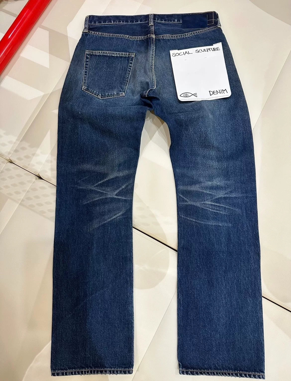 VISVIM Social Sculpture 01slim Distressed Jeans