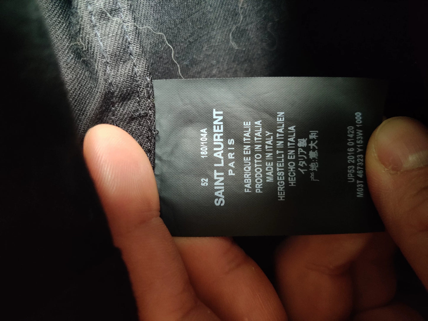 Saint Laurent Black Safari Jacket