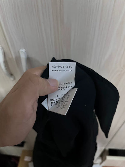 Yohji Yamamoto Black Crow Pants 22SS