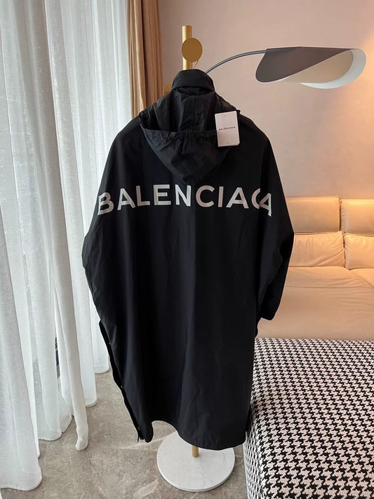 Balenciaga Hooded Oversized Coat