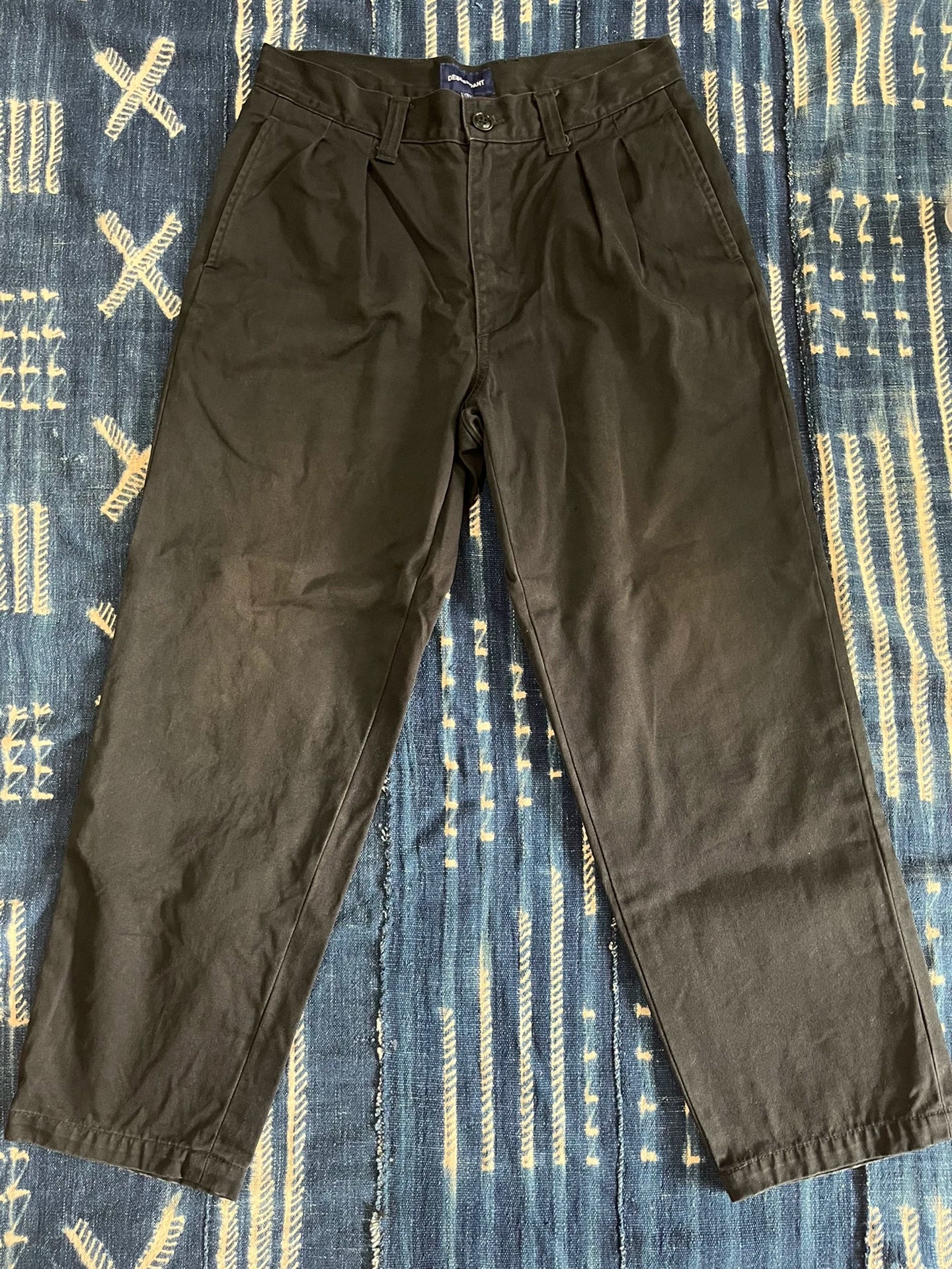 descendant DC-3 twill trousers in black