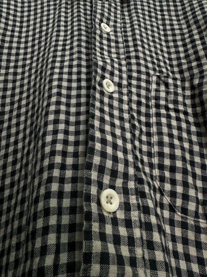 kaval antique embroidered linen shirt