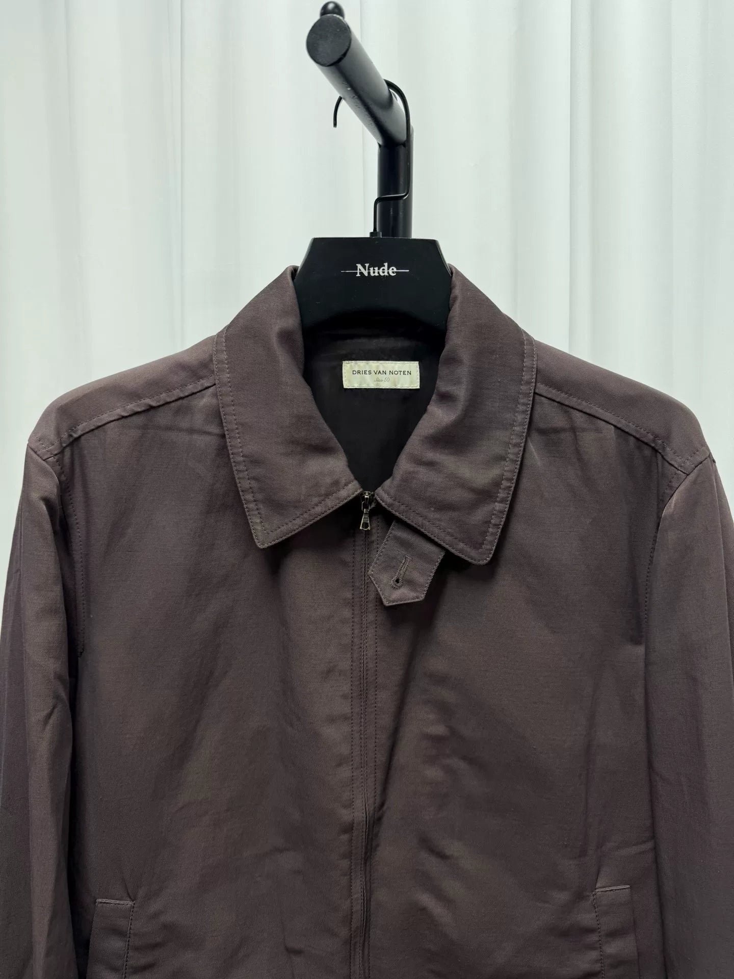 drapes van noten short wide jacket