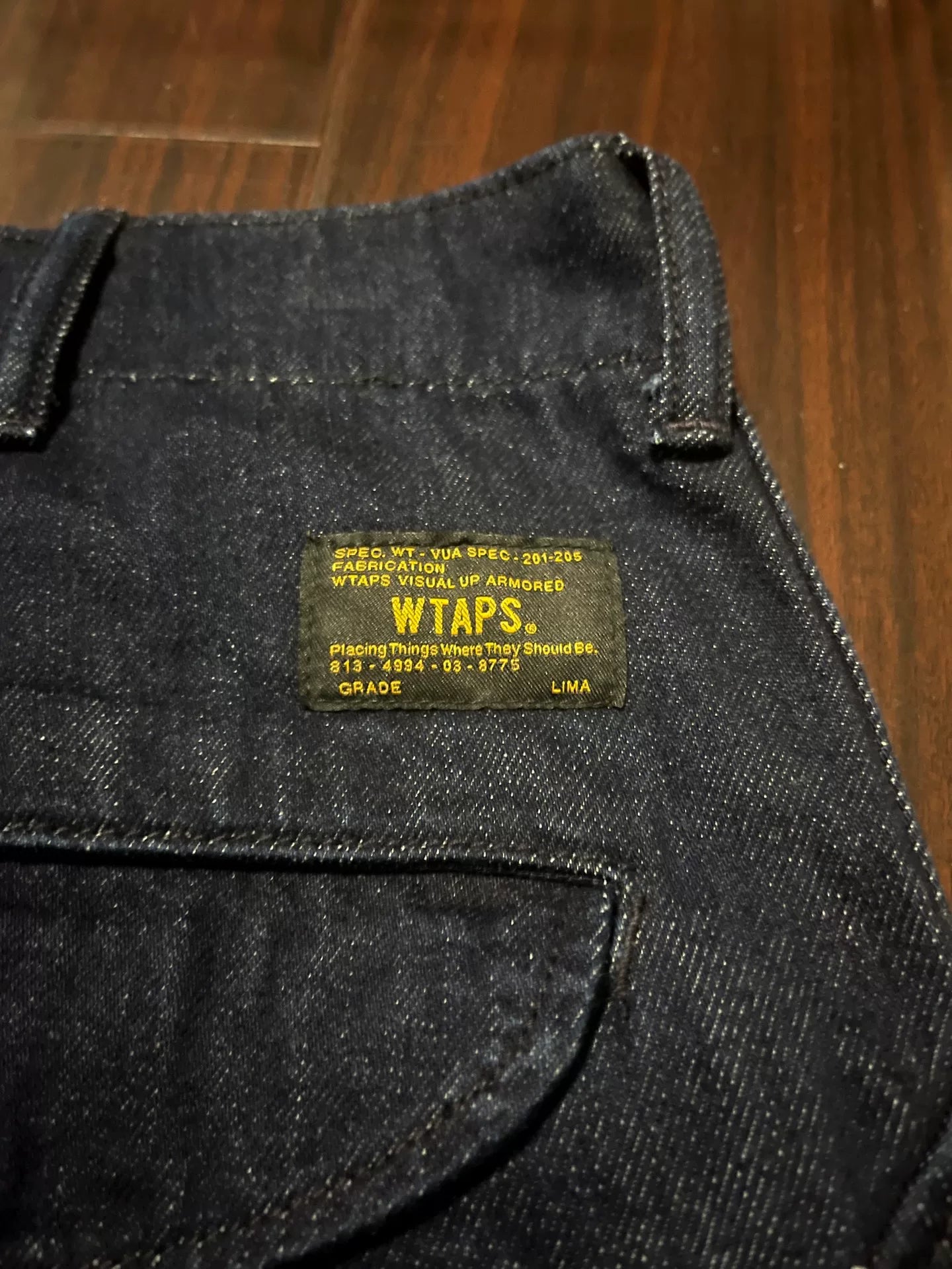WTAPS 17AW Cargo Denim Military Pants