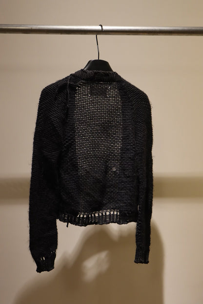 Maison Martin Margiela Knit Cardigan in Black