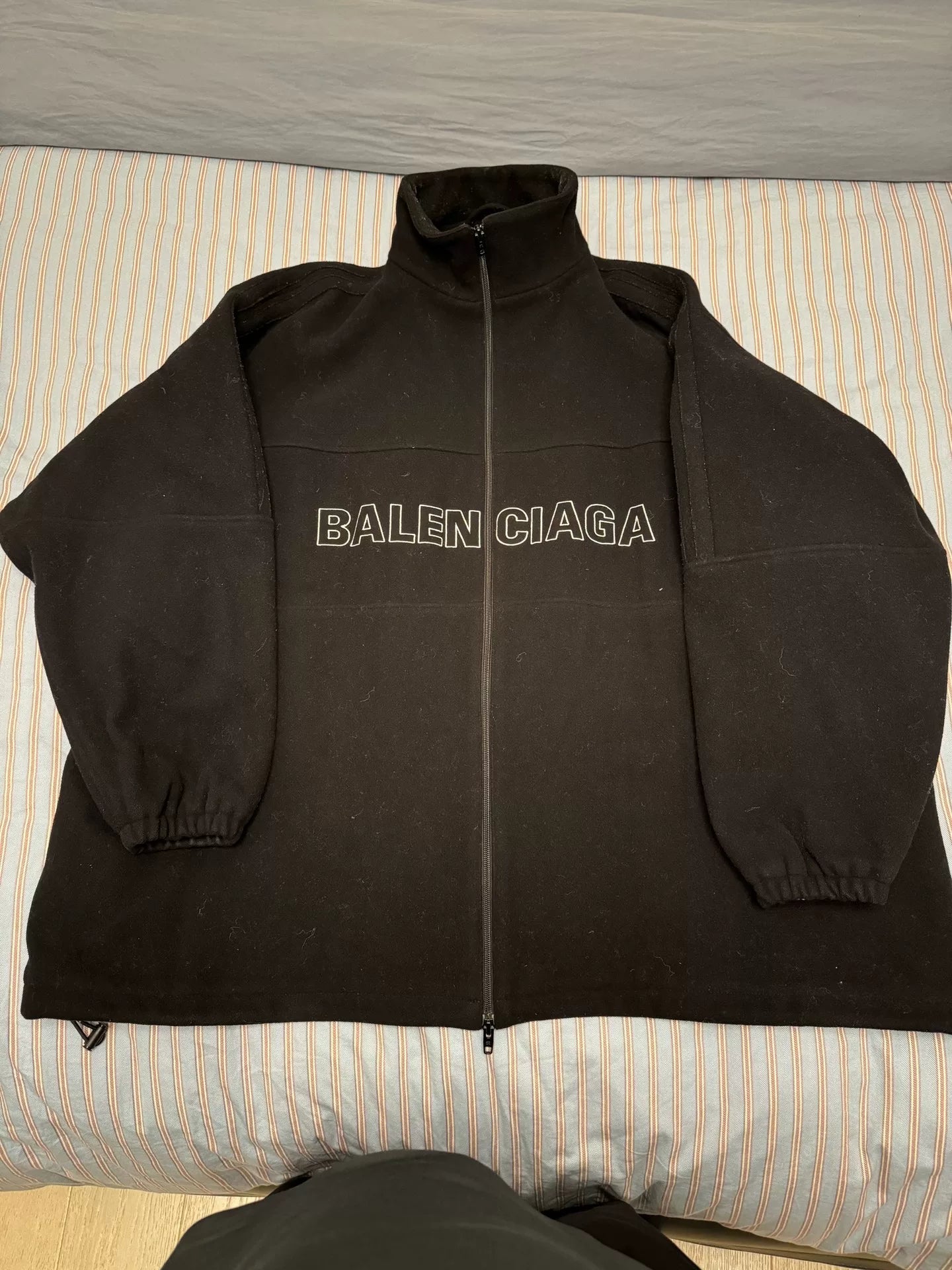 Balenciaga Logo Fleece Jacket