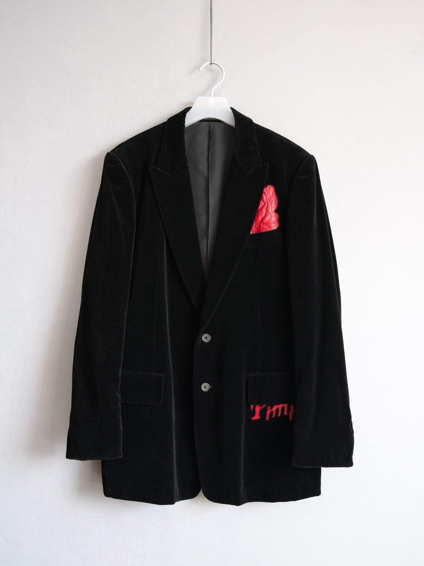 Yohji Yamamoto Velvet Rose Jacket