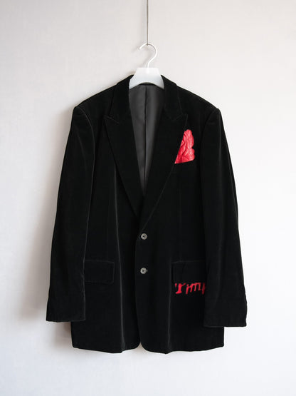 Yohji Yamamoto Velvet Rose Jacket