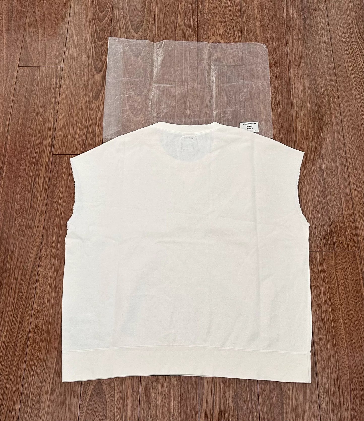 visvim ict mondo sleeveless sweatshirt