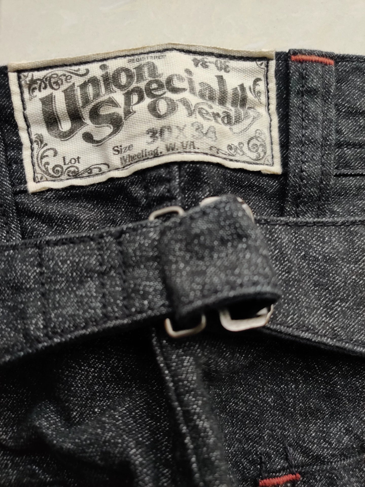 freewheelers bootleggers gray denim pants