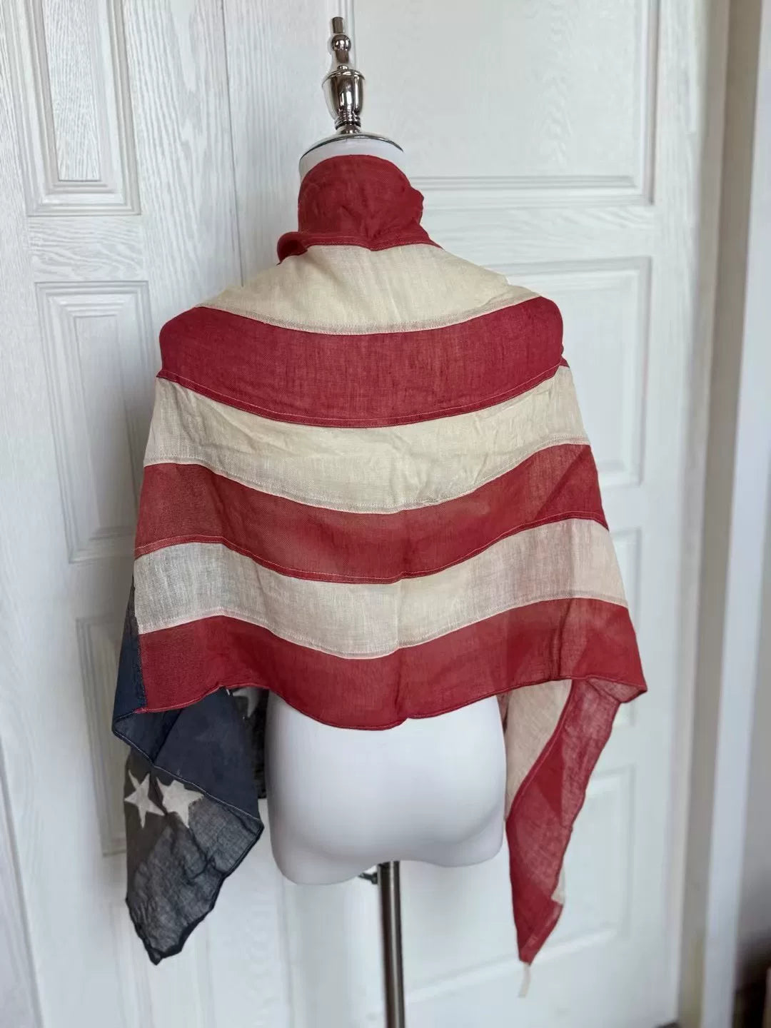 RRL DoubleL Cotton-Linen Scarf Shawl