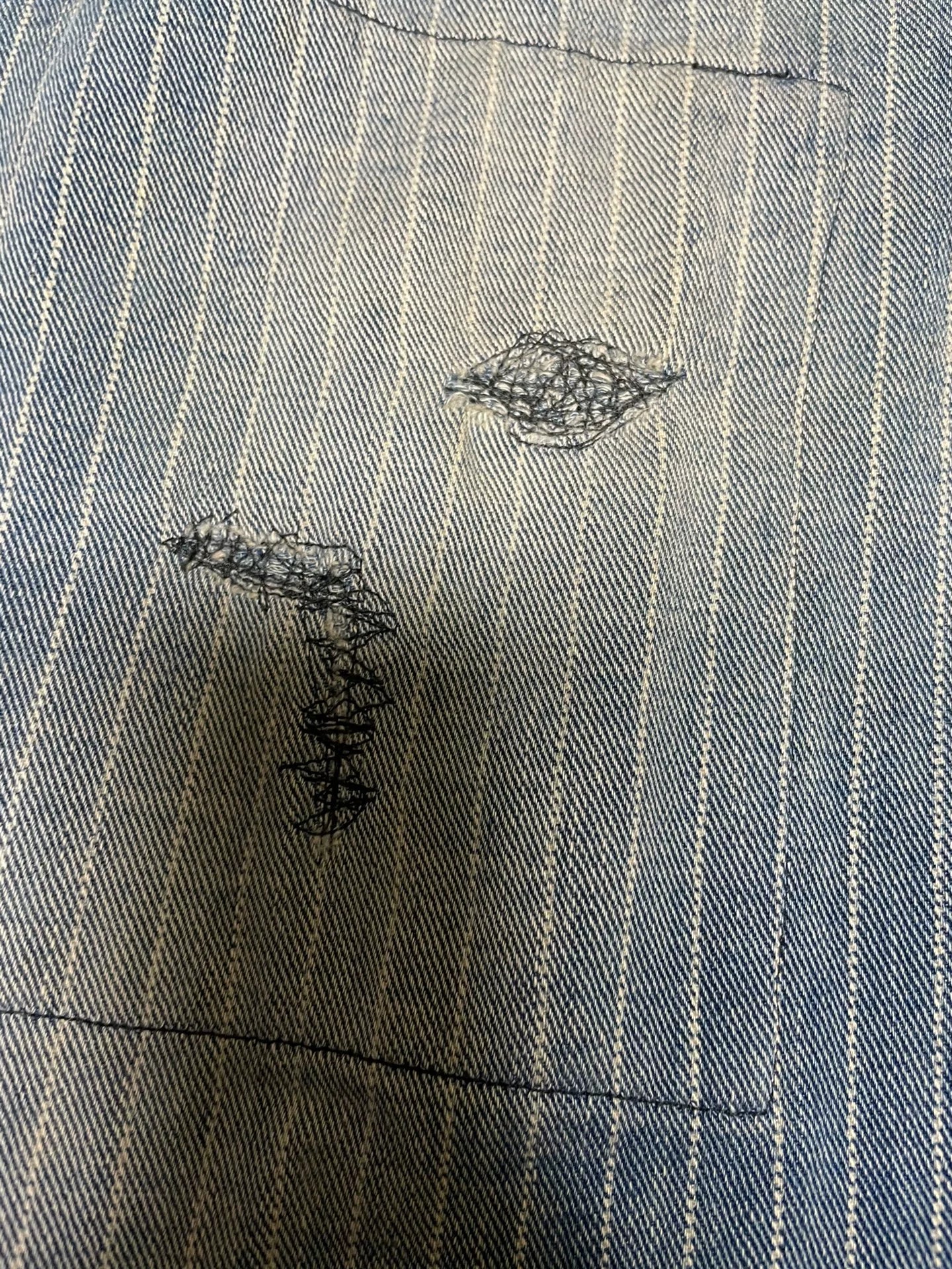 visvim carpenter pants dyed damaged wabash