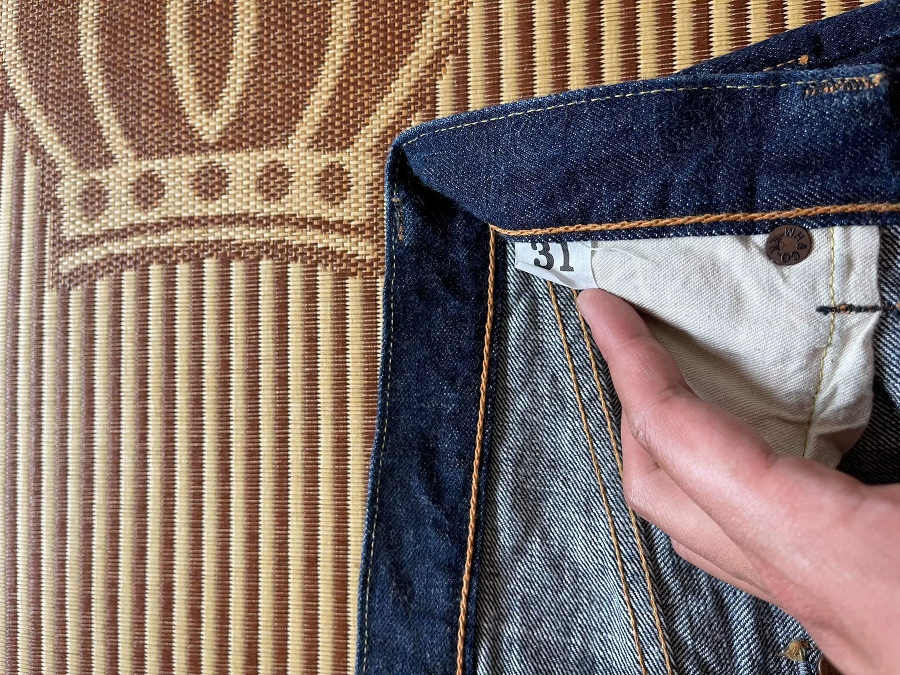 Warehouse 1000xx Raw Denim Jeans W31