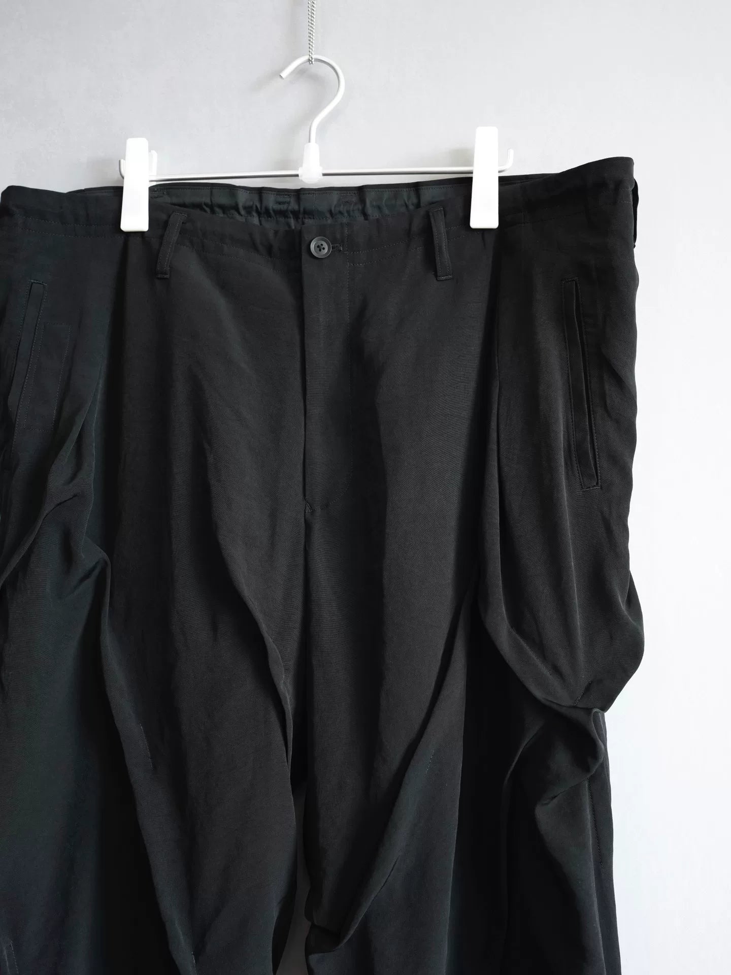 Yohji Yamamoto Irregular Pleated Trousers