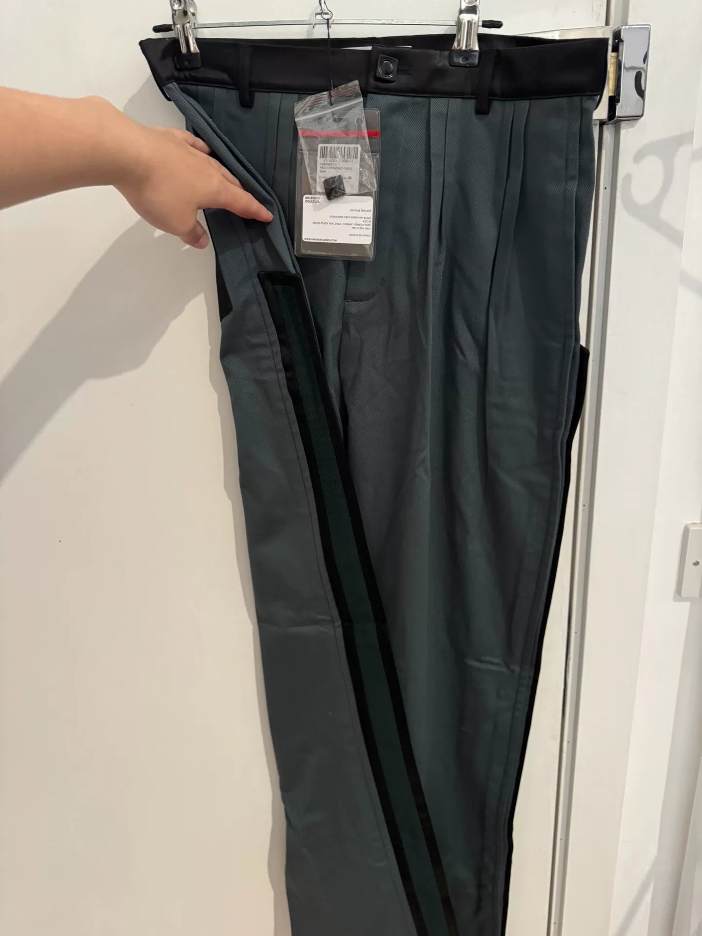 stylish kiko kostadinov ugo side trousers