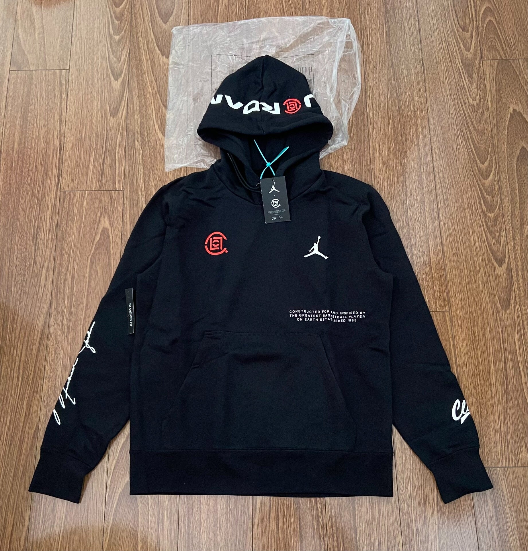 CLOT X Air Jordan Black Hoodie