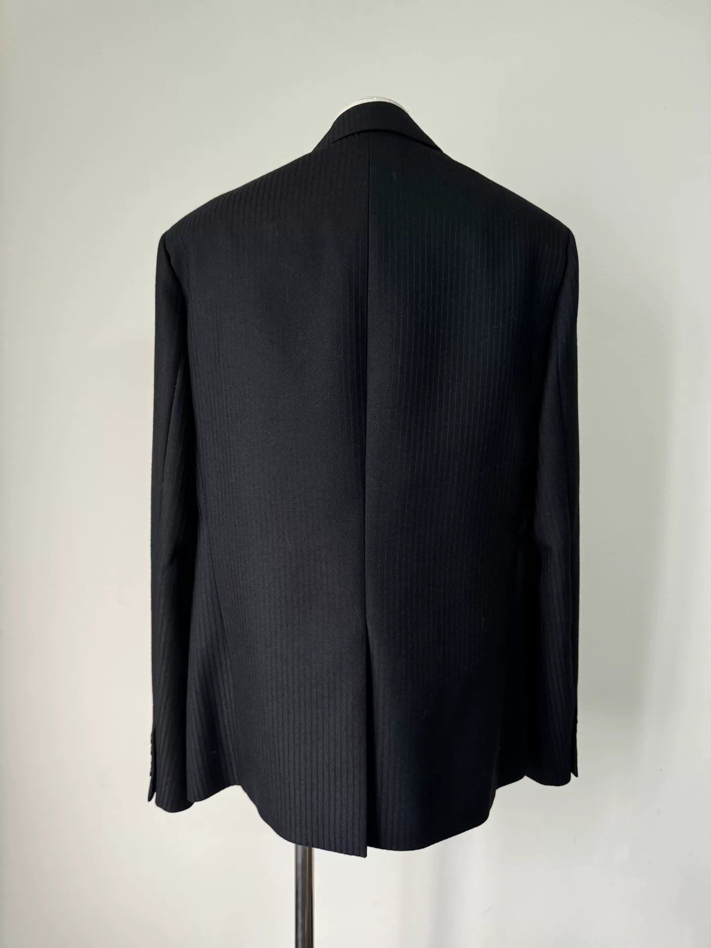 Saint Laurent Black Pinstriped Blazer