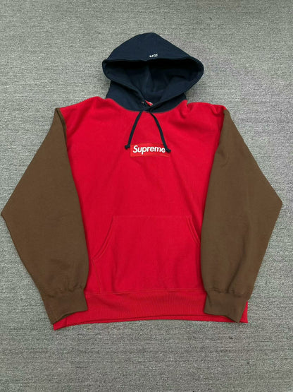 supreme 24ss color block bogo hoodie
