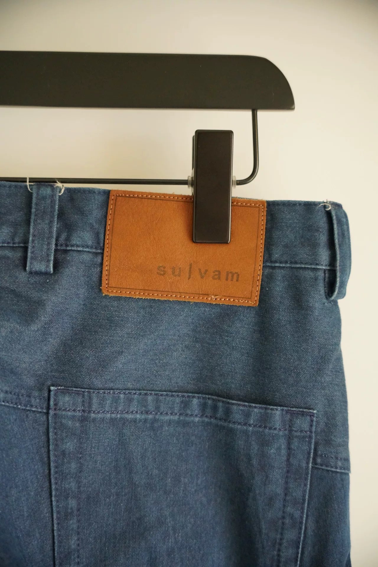 Sulvam Multi-Zipper Denim Pants for Men