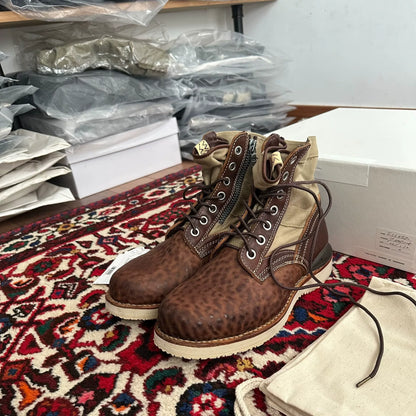 visvim 22aw unique leather boots size 8