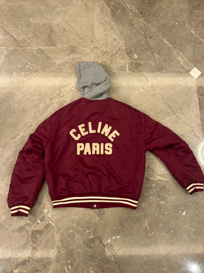Celine Logo Bomber Jacket by Hedi Slimane